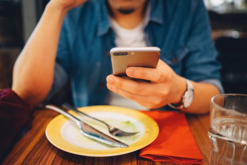 Using Your Phone At The Table