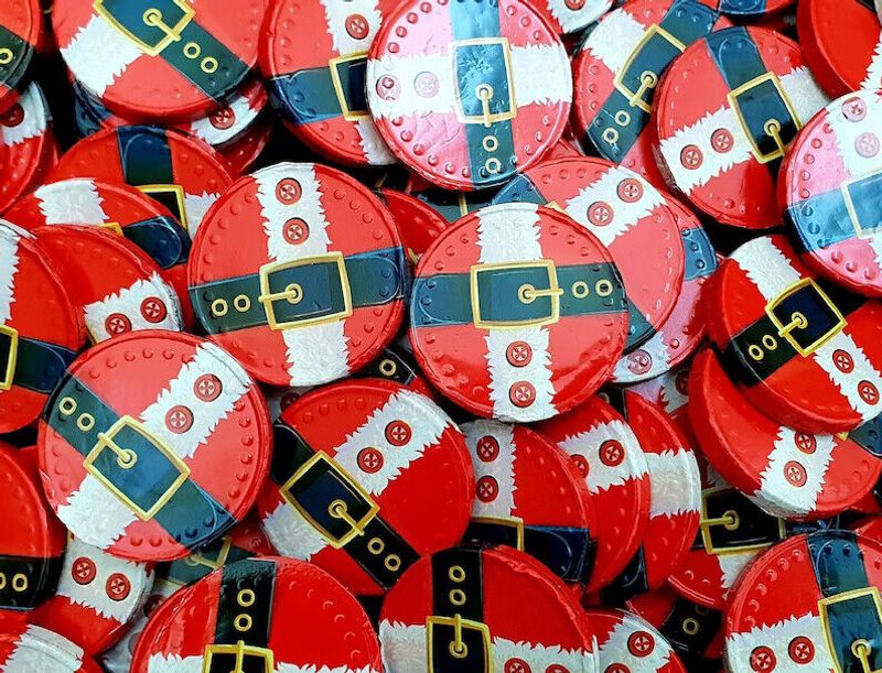 Father Christmas Chocolate Coins