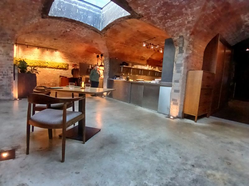A Stylish Brick-Clad Space With Industrial Charm
