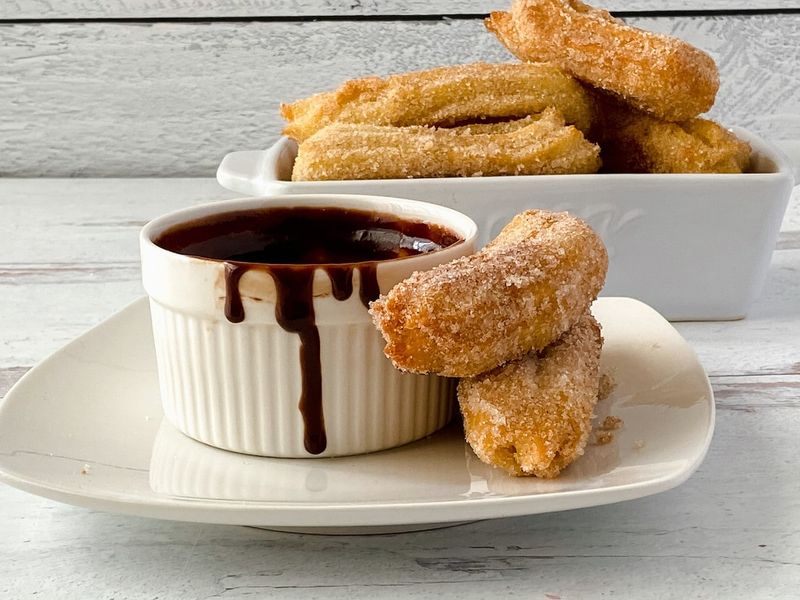 Churros With Chocolate Dipping Sauce