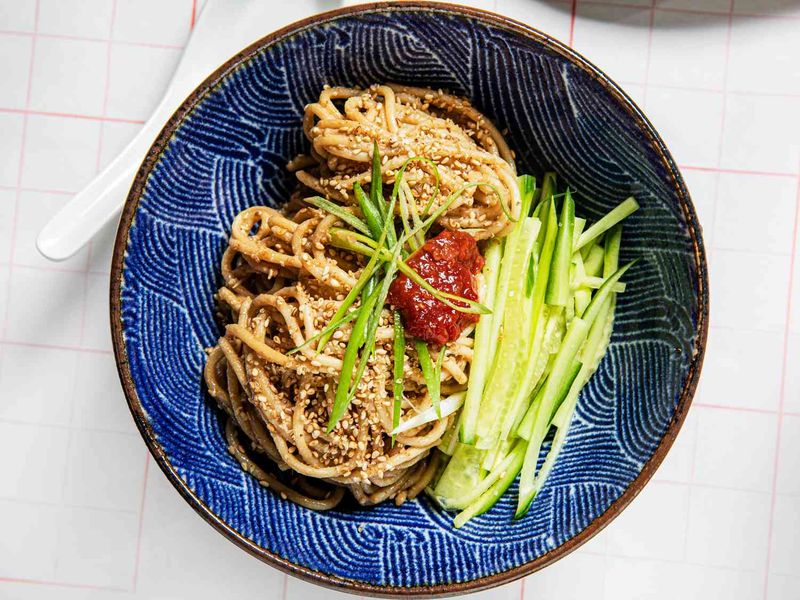 Cold Noodle Salad With Sesame Dressing