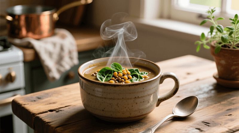 Lentil And Spinach Soup