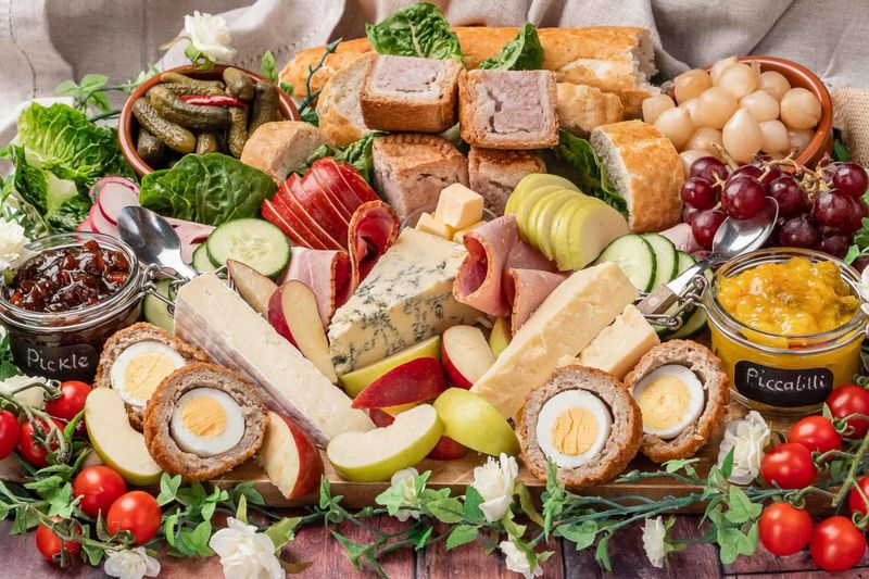 Cold Cuts And Cheese Buffet