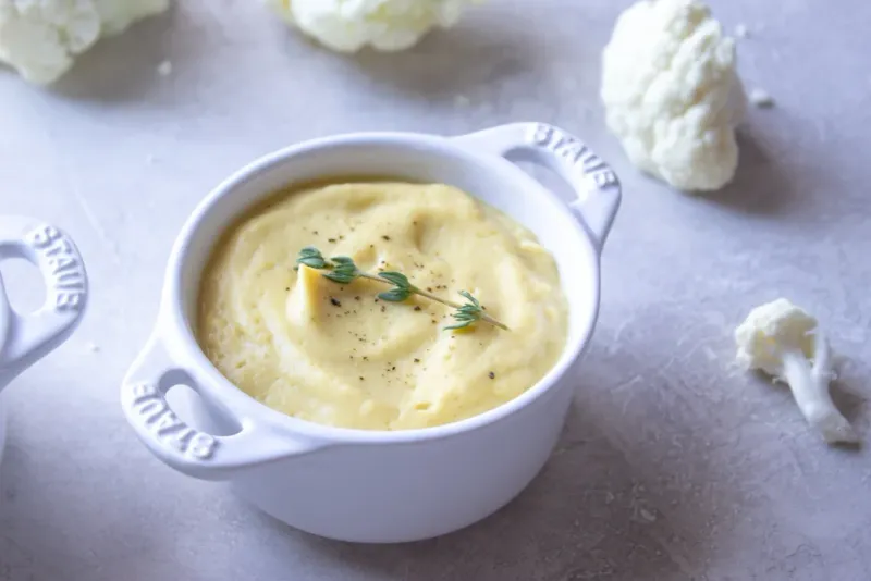Blend In Cooked Cauliflower Or Potatoes