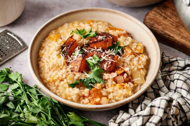 Roasted Butternut Squash Risotto