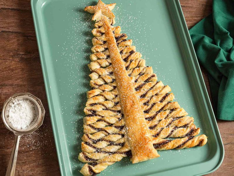 Puff-Pastry Christmas Trees