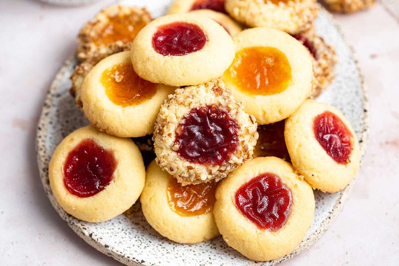 Jam Thumbprint Cookies
