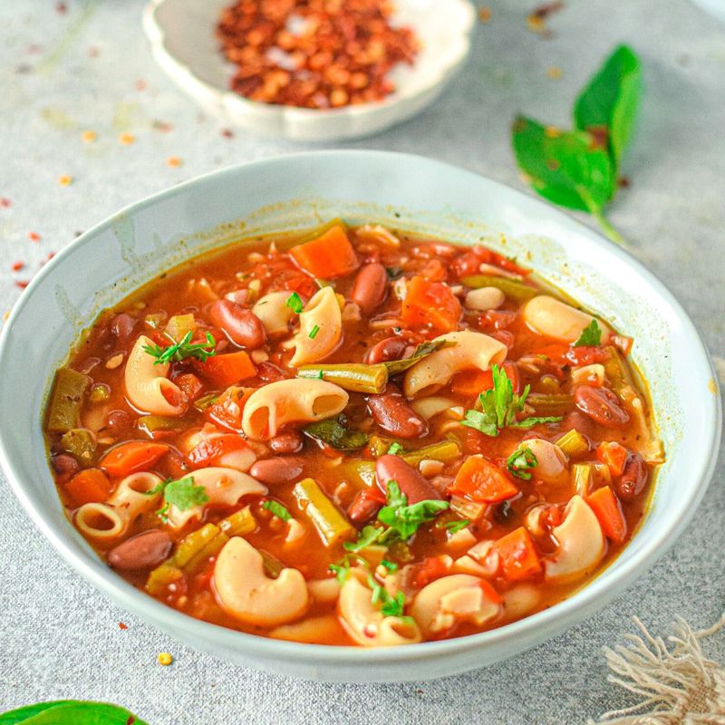 Hearty Mix Of Vegetables And Beans