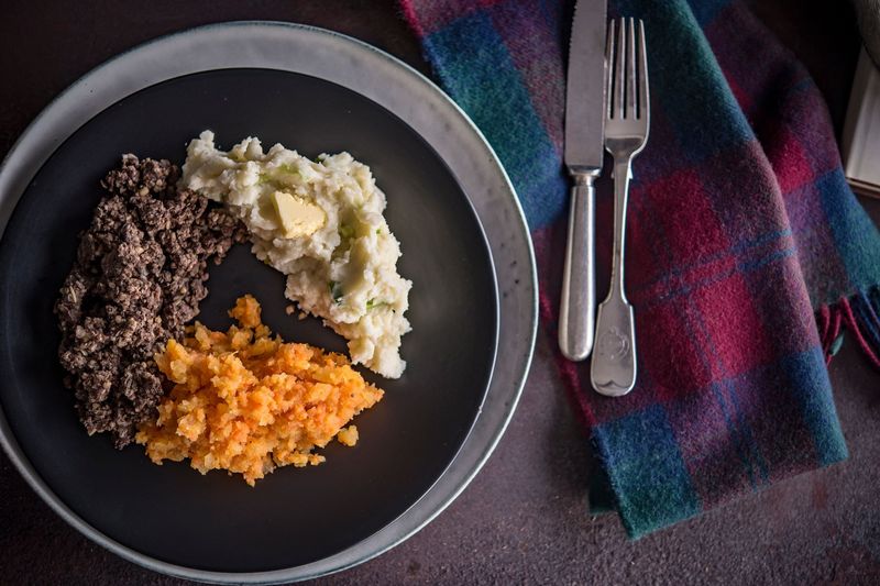 Haggis With Neeps And Tatties
