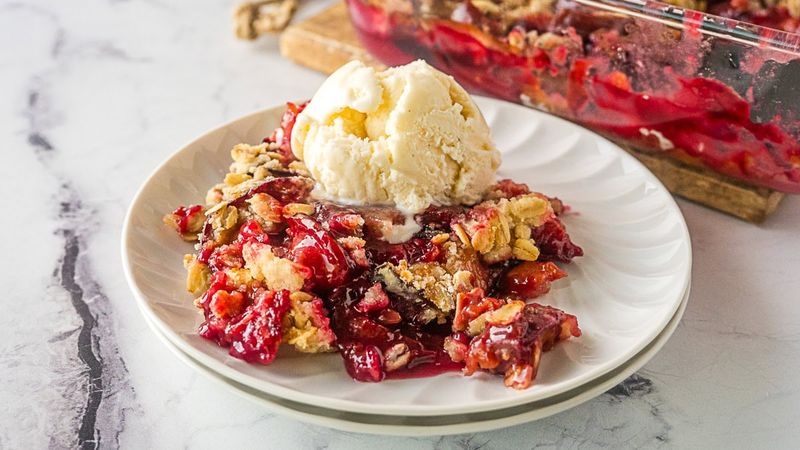 Plum Crumble