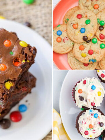 12 Easy Party Desserts Using M&M's