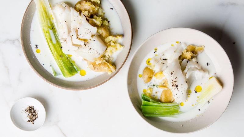 Poaching Fish In Milk