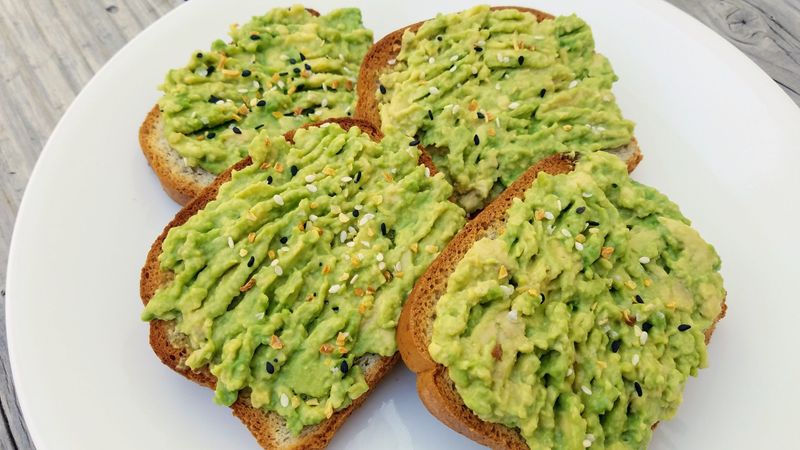 Avocado On Toast With Seasoning
