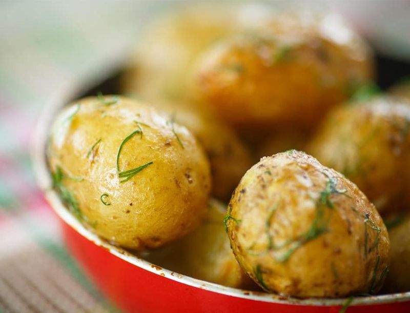 Buttered New Potatoes