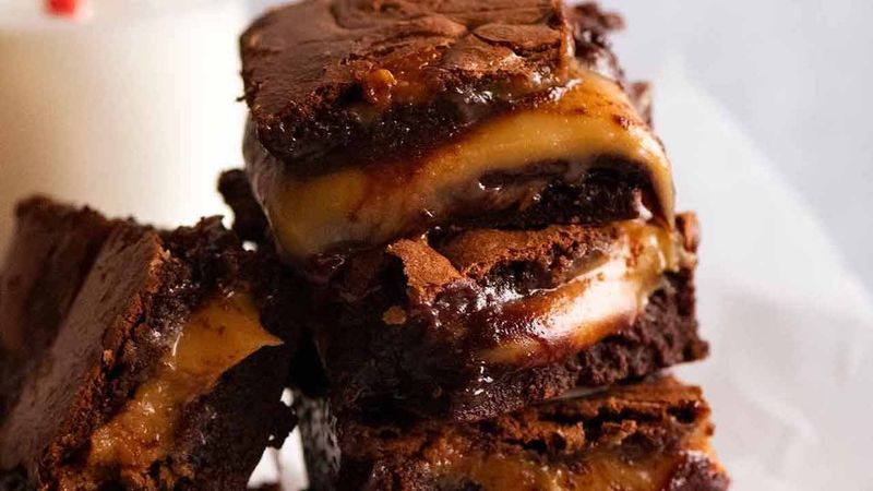 Chocolate Caramel Brownies