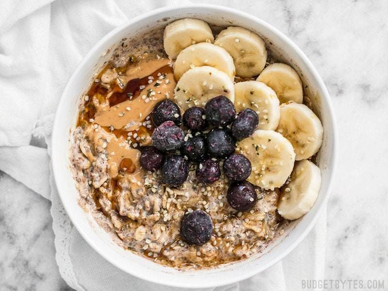 Porridge Oats With Berries And Seeds