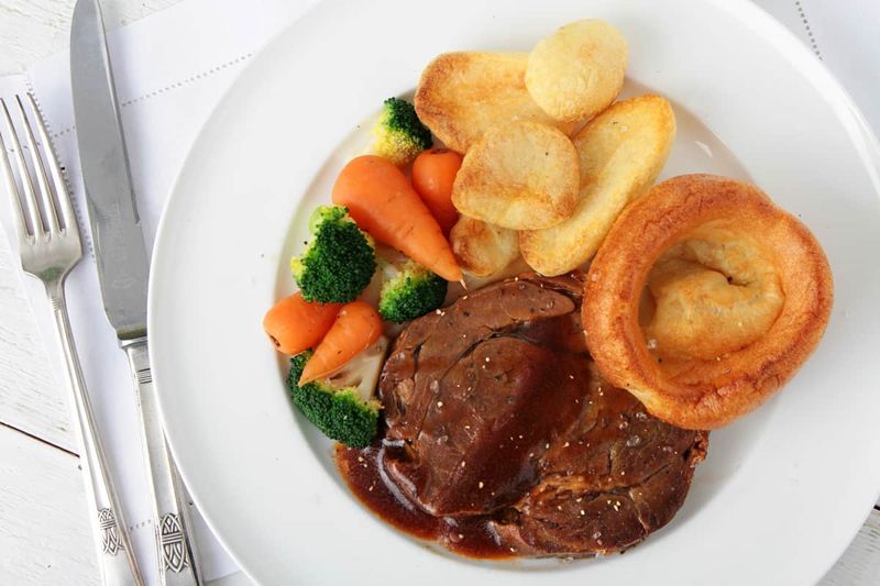 Sunday Roast With Yorkshire Pudding