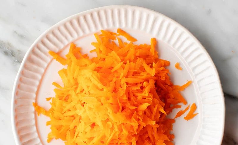 Use Freshly Grated Carrots