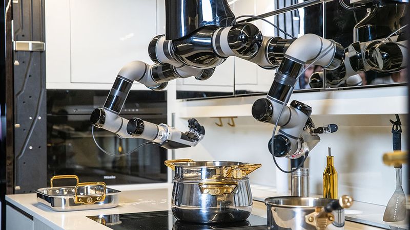 Smart Kitchens With Automated Cooking