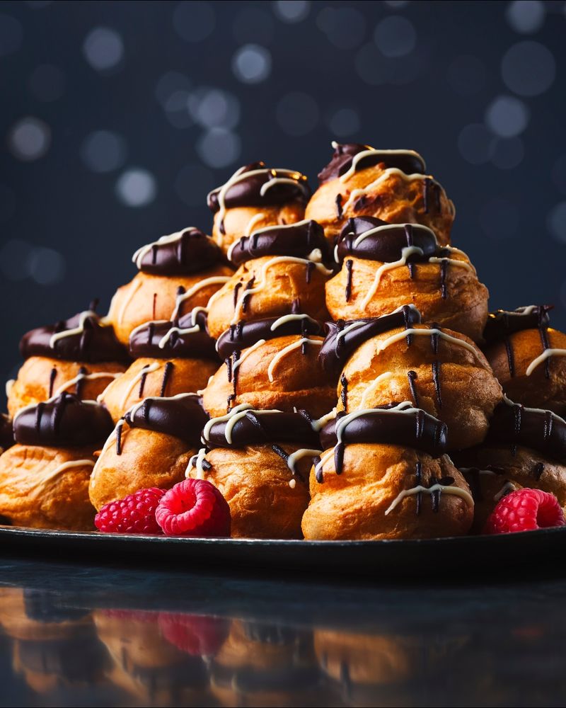 Profiteroles With Ready Made Chocolate Sauce