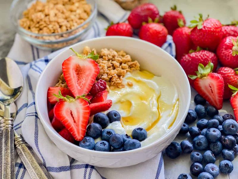 Granola With Yoghurt And Fruit
