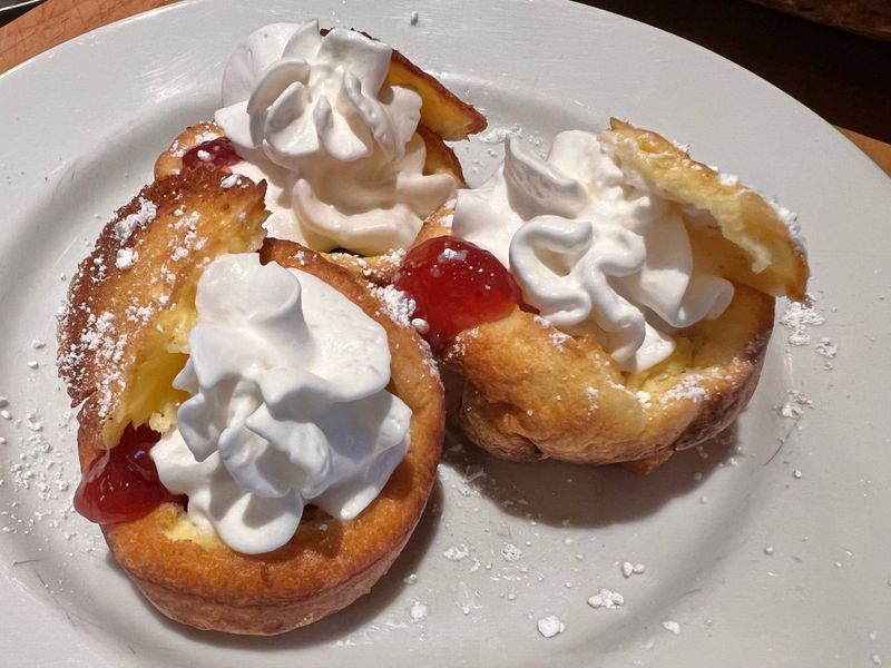Jam And Lightly Sweetened Cream