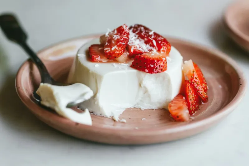 Coconut Milk Pudding With Sweetener