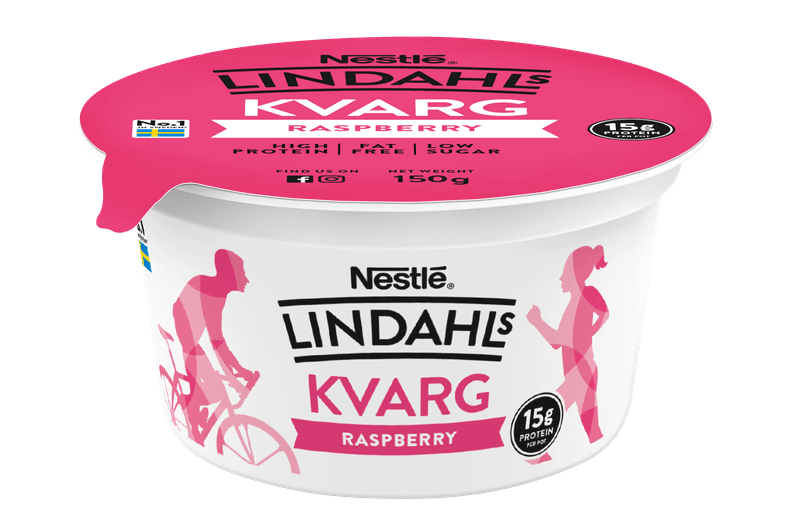 Lindahls Kvarg Raspberry High Protein Yogurt