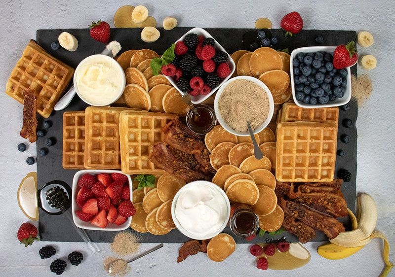 Pancake And Waffle Platter