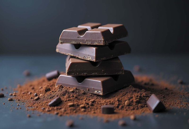 Dark Chocolate In Small Portions