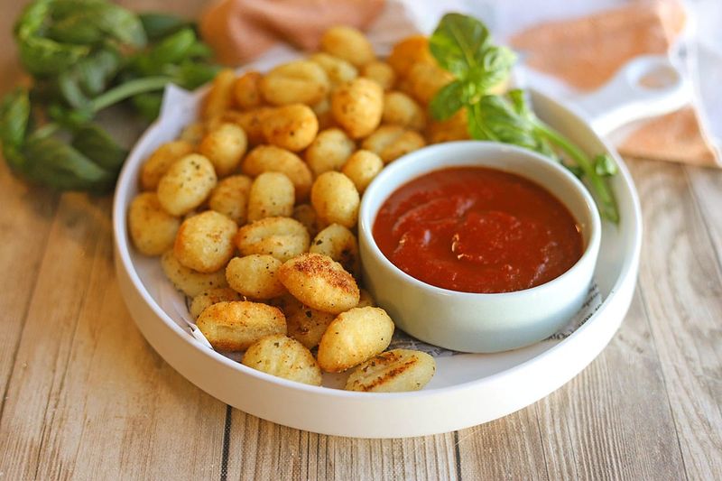 Crispy Gnocchi With Dipping Sauces