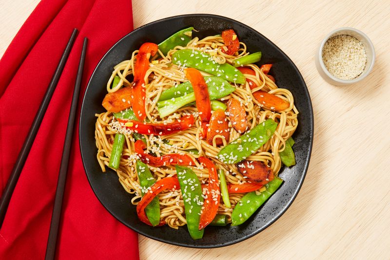 Vegetable Stir Fry With Noodles