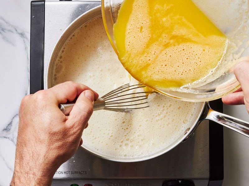 Preparing Homemade Custard