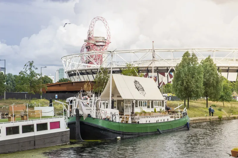 Dining On A Restored Dutch Barge In Hackney Wick