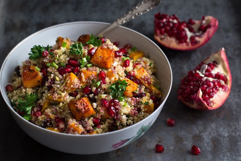 Roasted Squash And Quinoa Salad