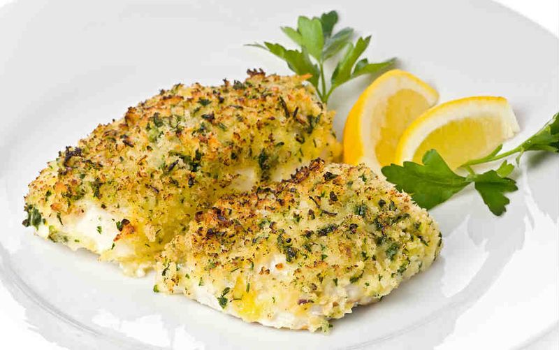 Baked Cod With Herb Crust