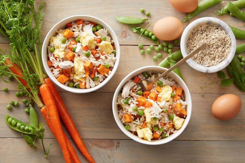 Chicken And Vegetable Rice Bowl