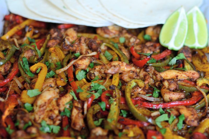 Chicken Fajitas With Peppers And Onions