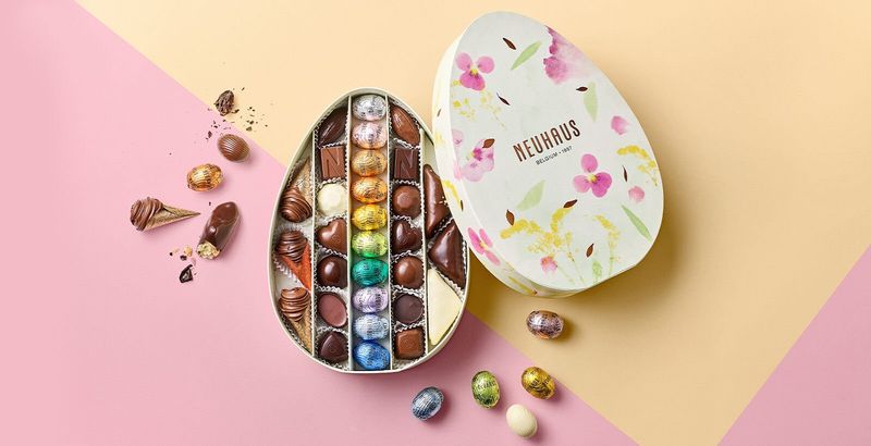 Belgian Chocolate-Filled Easter Eggs
