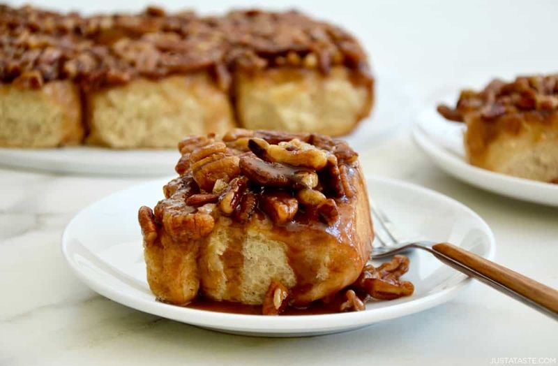 Maple Pecan Cinnamon Rolls