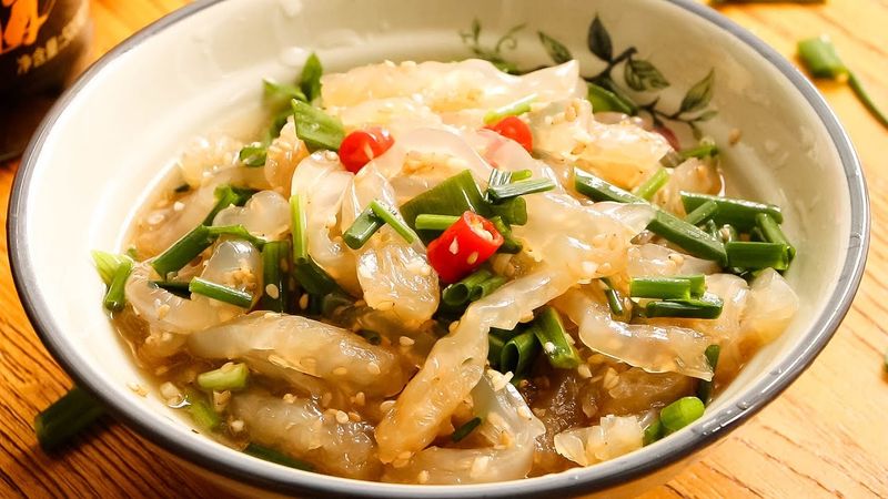 Jellyfish Salad With Sesame Dressing