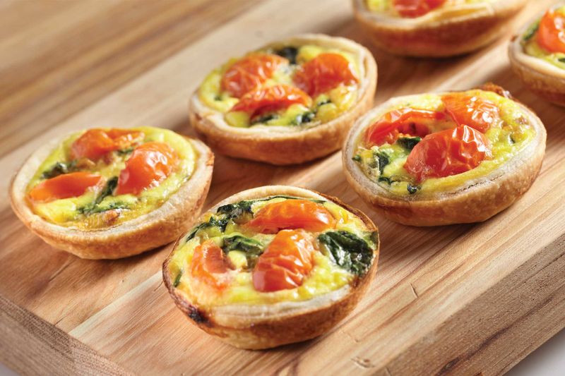Mini Quiche And Savoury Bite Board