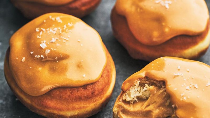 Chocolate Caramel Doughnuts