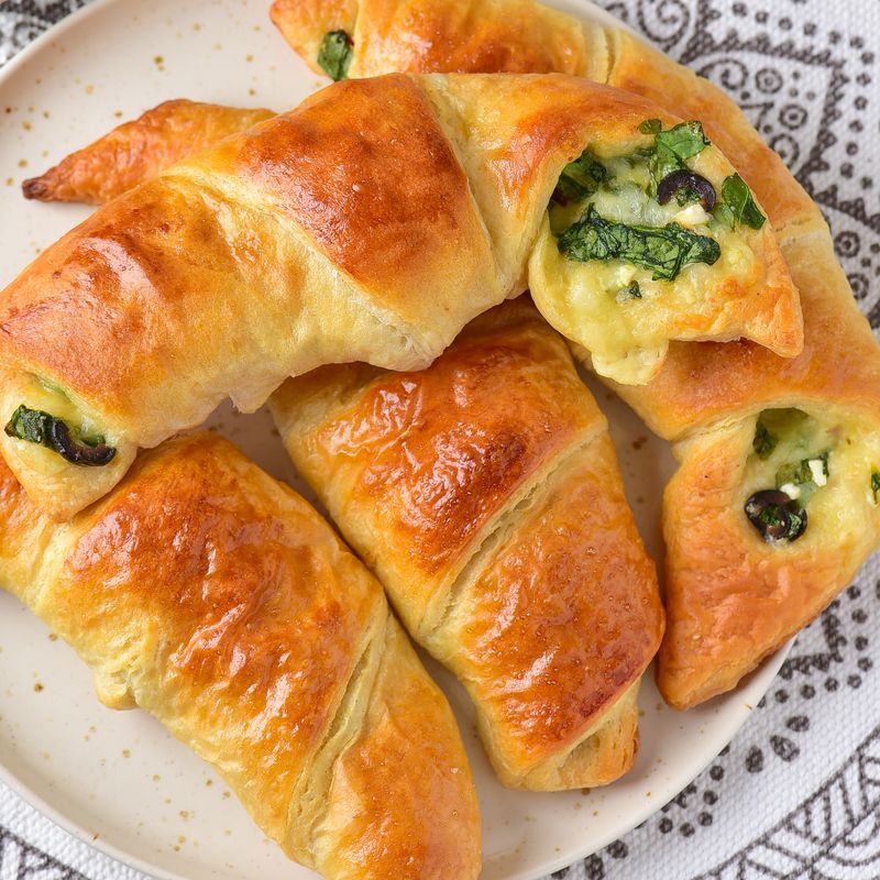 Spinach And Feta Croissant