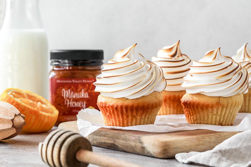 Honey And Almond Cupcakes