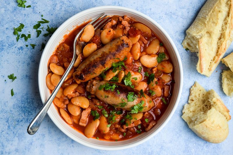 Sausage And Bean Casserole