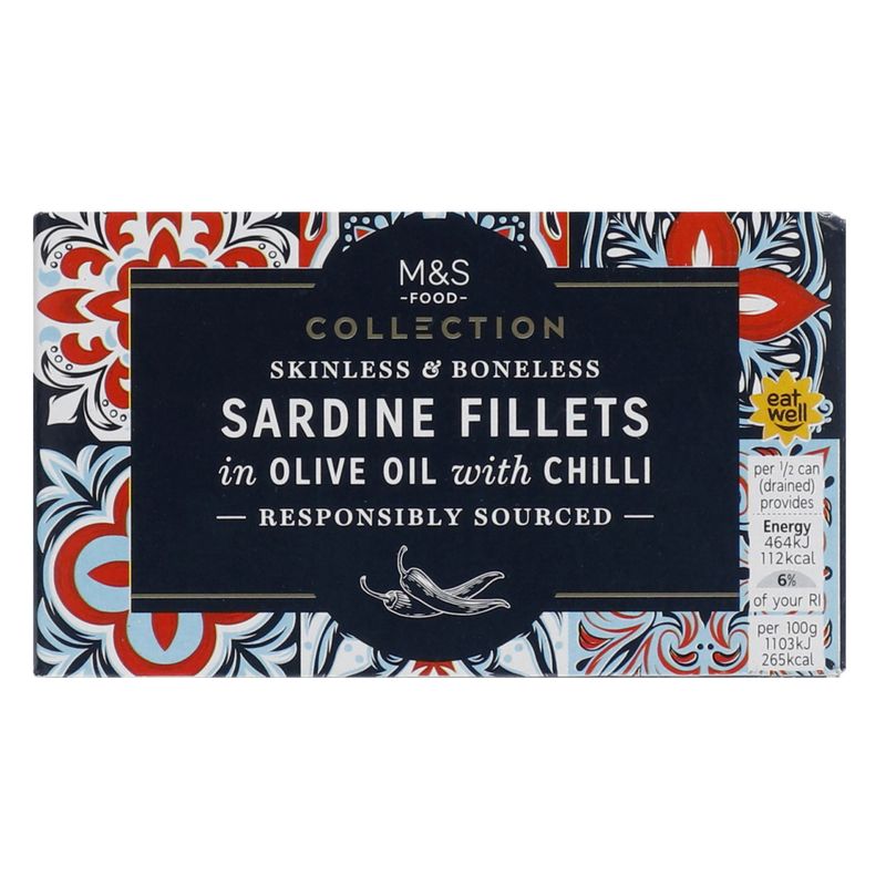 Sardine Fillets In Olive Oil With Chilli