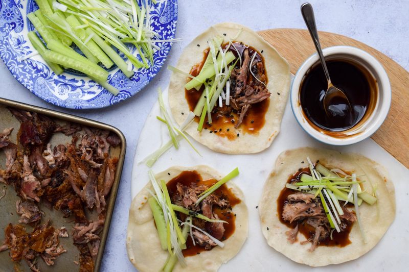 Crispy Aromatic Duck Pancakes