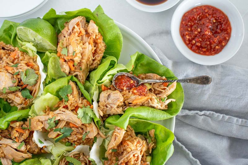 Chicken Wraps With Fresh Salad
