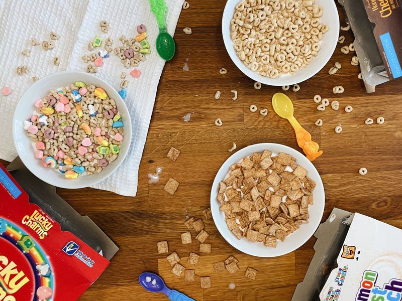 Sugary Breakfast Cereals With Collectables